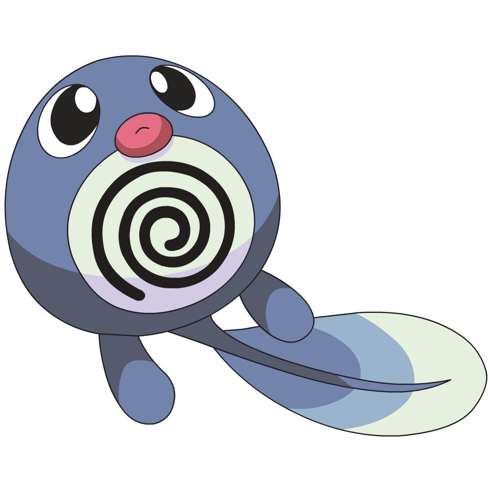 Pokémon character with spiral pattern