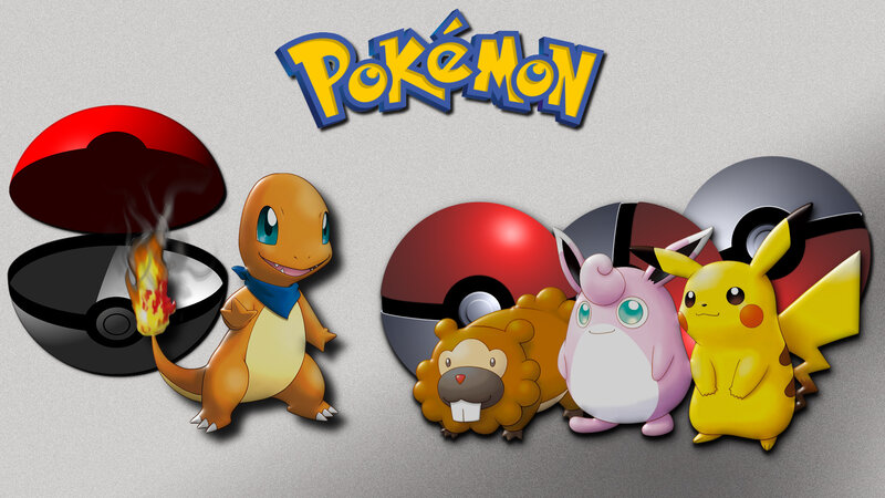 Pokémon Characters and Poké Balls