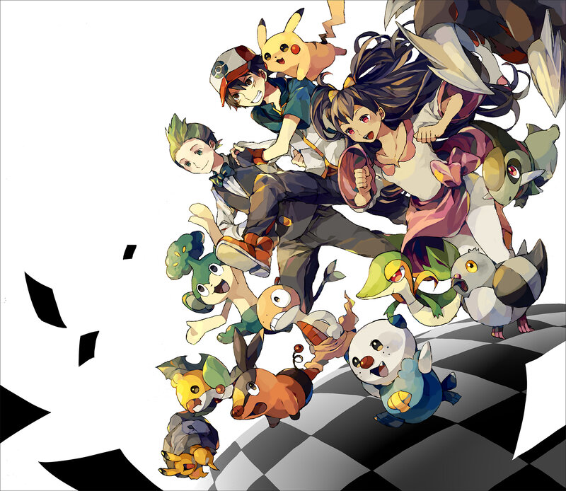 Pokémon Characters and Trainers — White