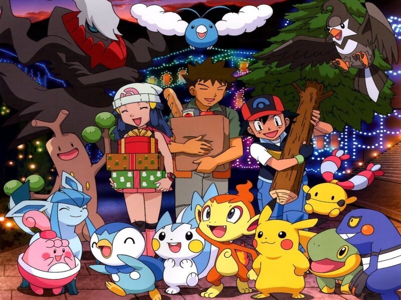 Pokémon Characters and Trainers — Yellow, Festive