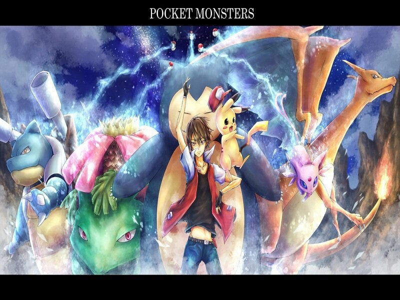 Pokémon characters artwork