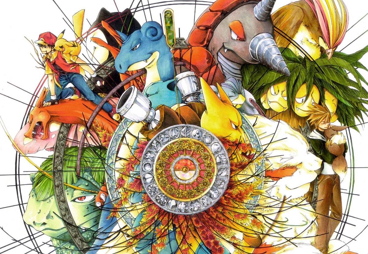 Pokémon characters collage