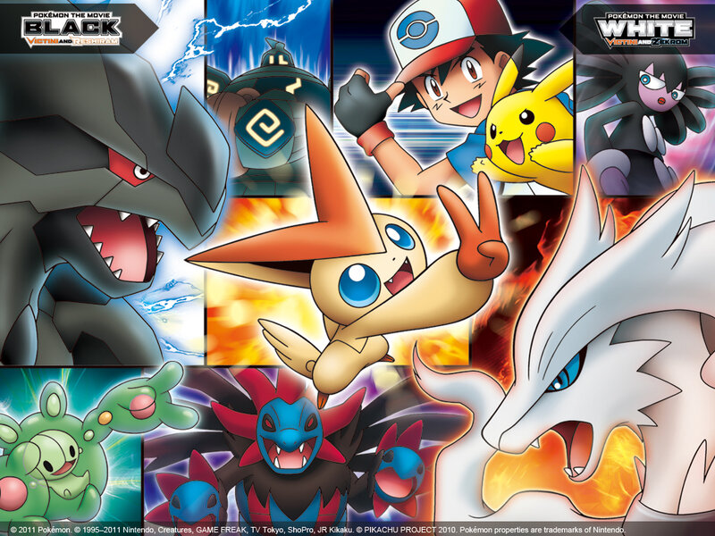 Pokémon Characters Collage — Yellow, Dramatic