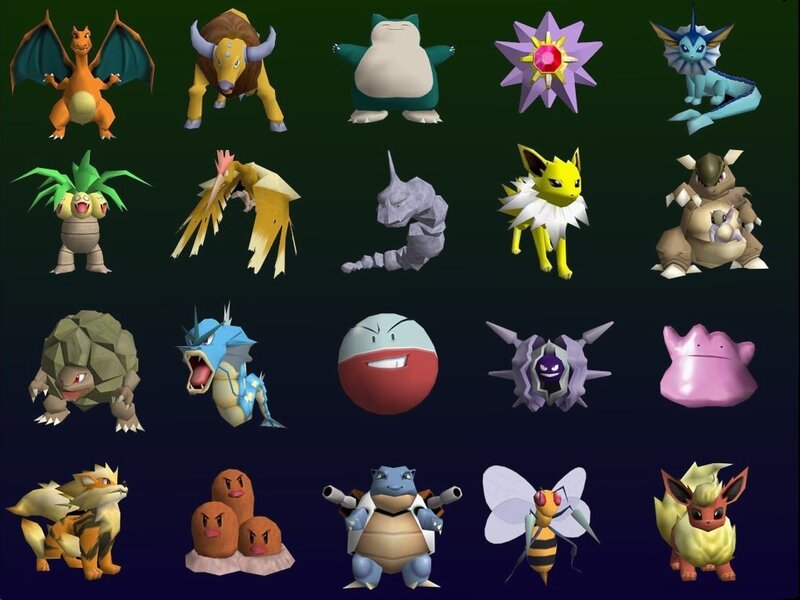 Pokémon characters collection