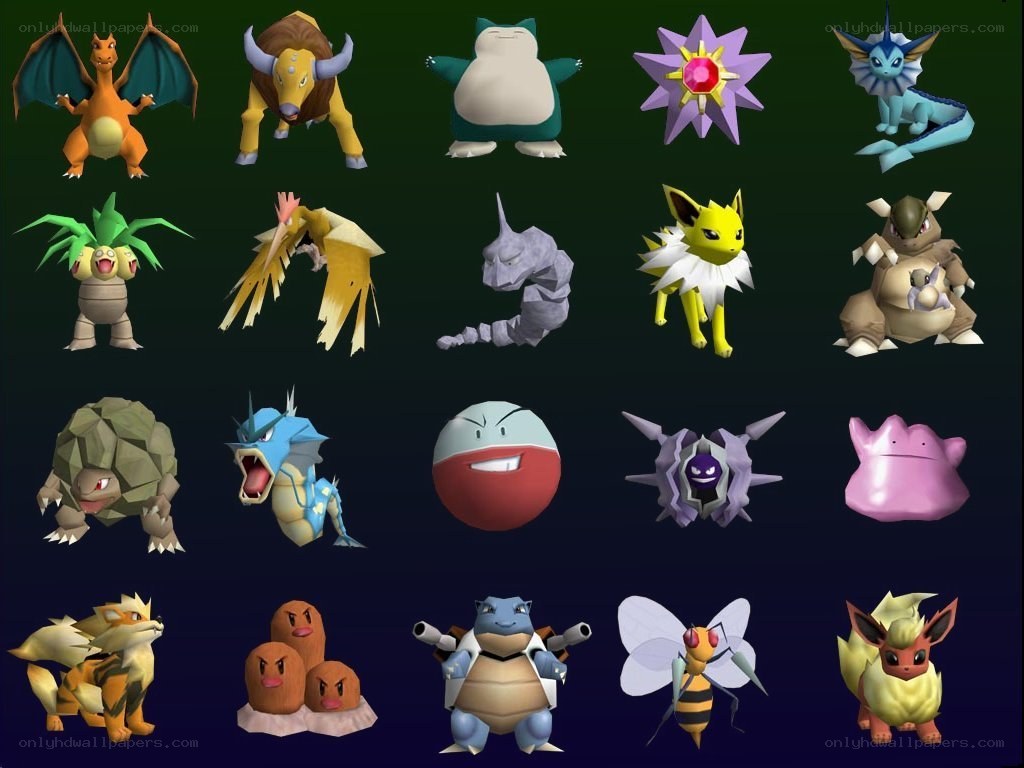 Pokémon characters collection