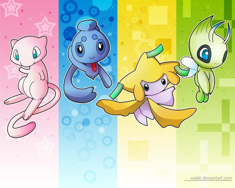 Pokémon characters in colorful panels
