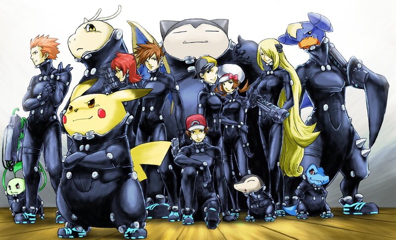 Pokémon Characters in Suits