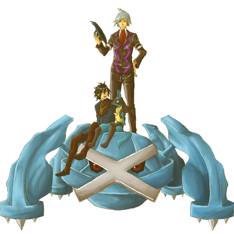 Pokémon characters on a Pokémon