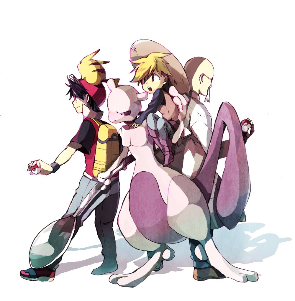 Pokémon characters with Mewtwo