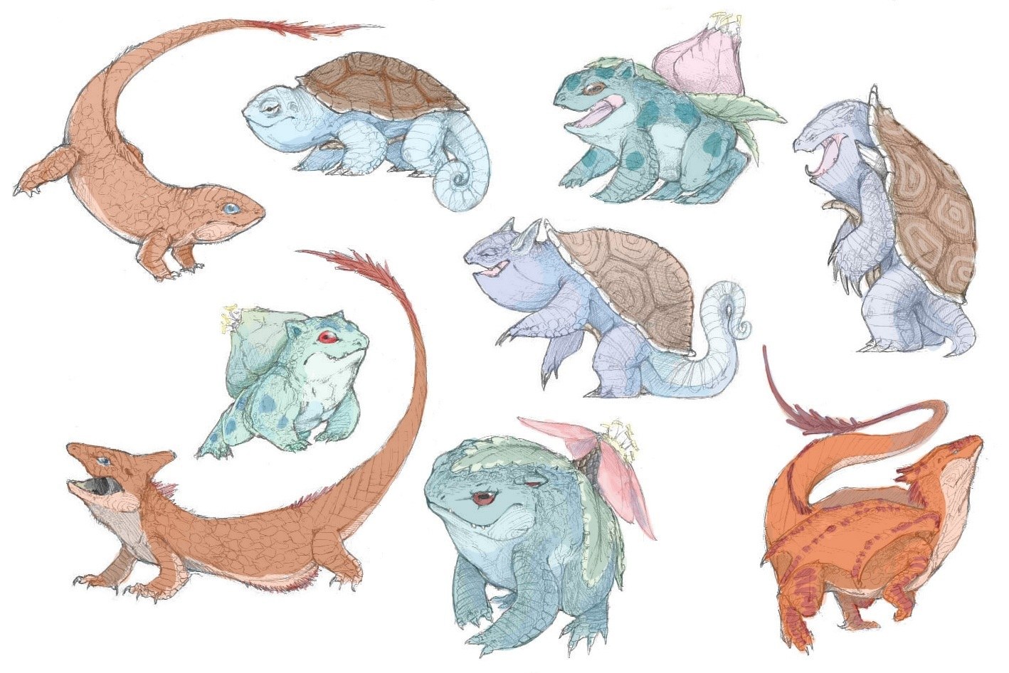 Pokémon concept art collection
