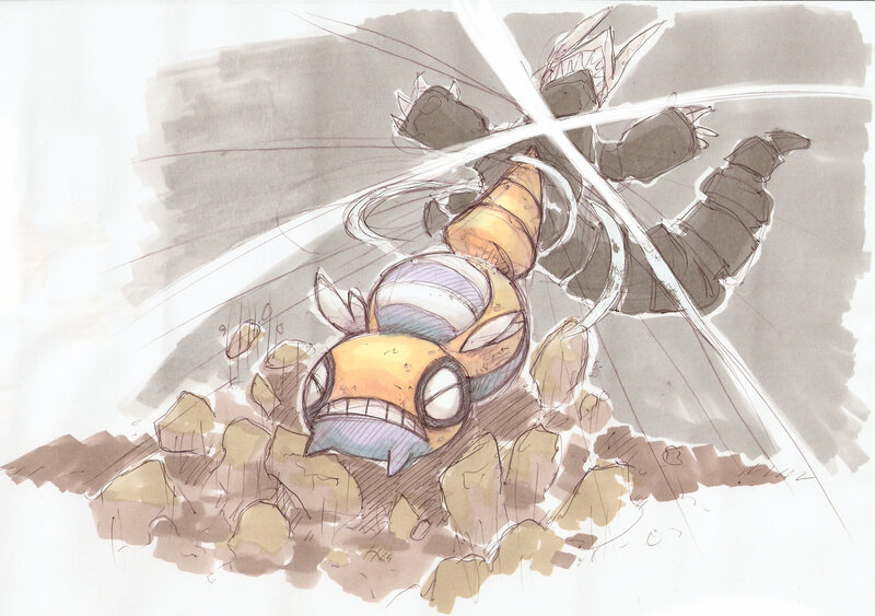 Pokémon concept art sketch