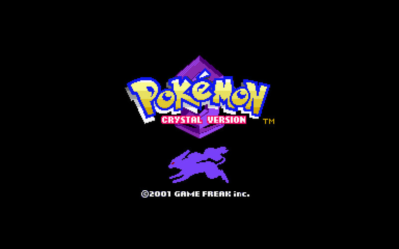 Pokémon Crystal Version title screen
