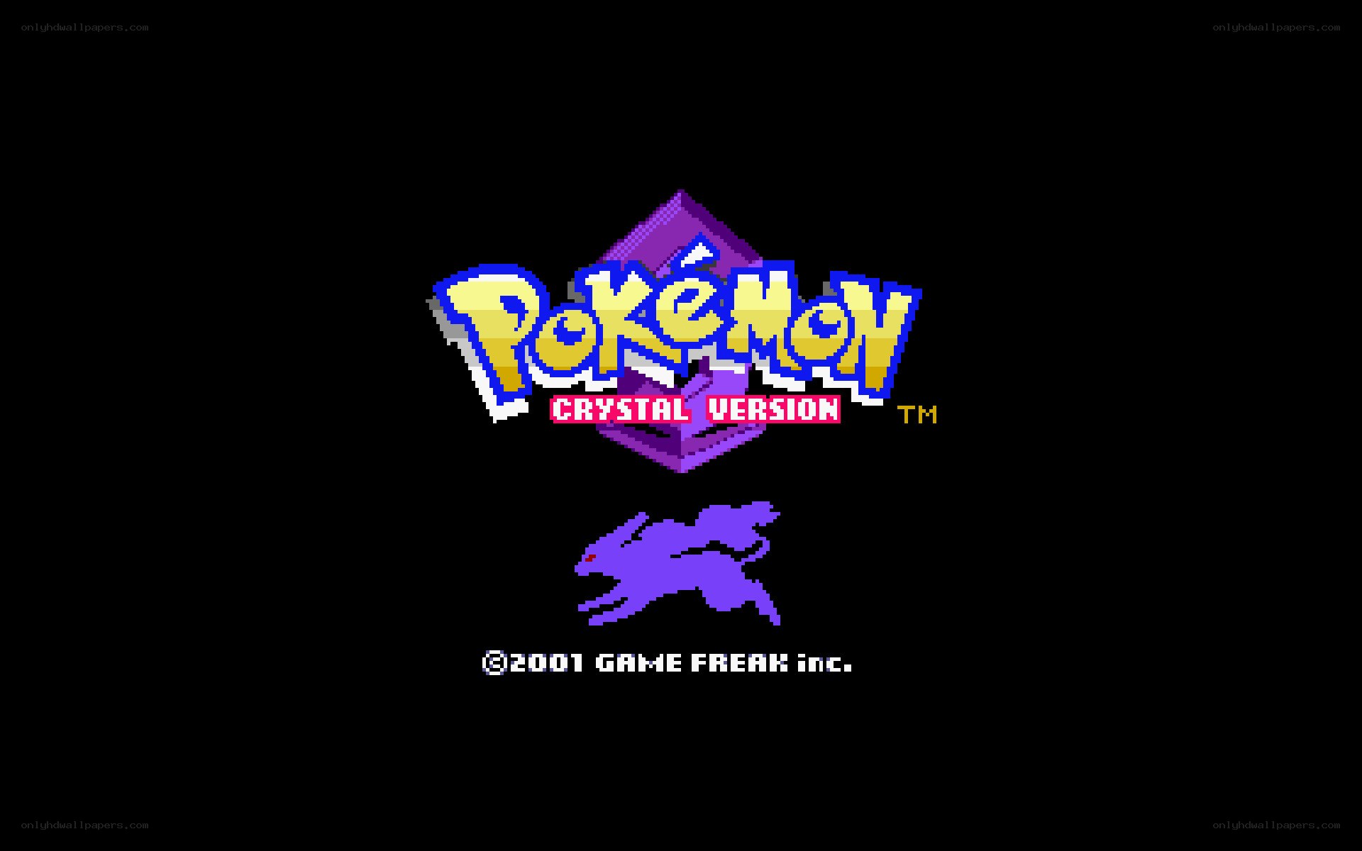 Pokémon Crystal Version title screen
