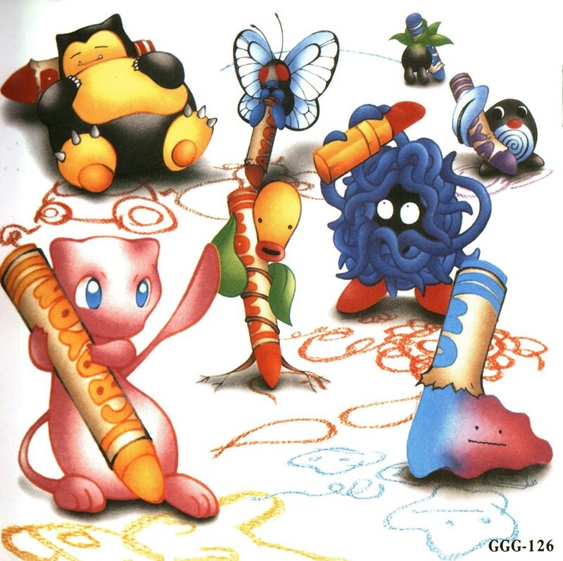 Pokémon Drawing with Crayons