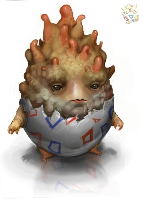 Pokémon egg hatching concept