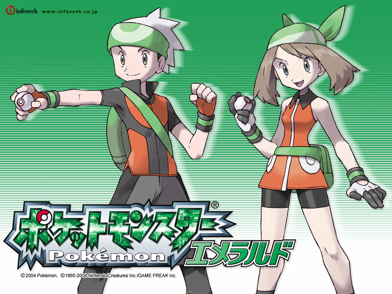 Pokémon Emerald promotional art