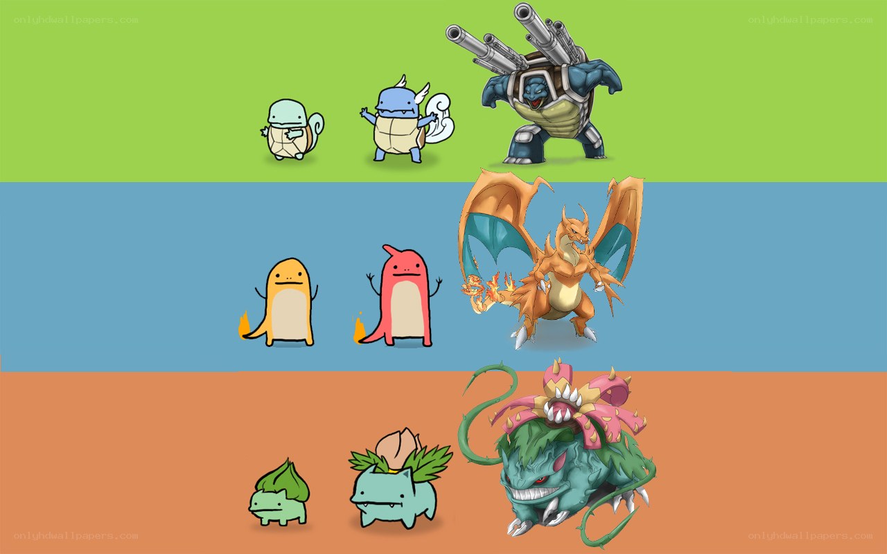 Pokémon evolution art