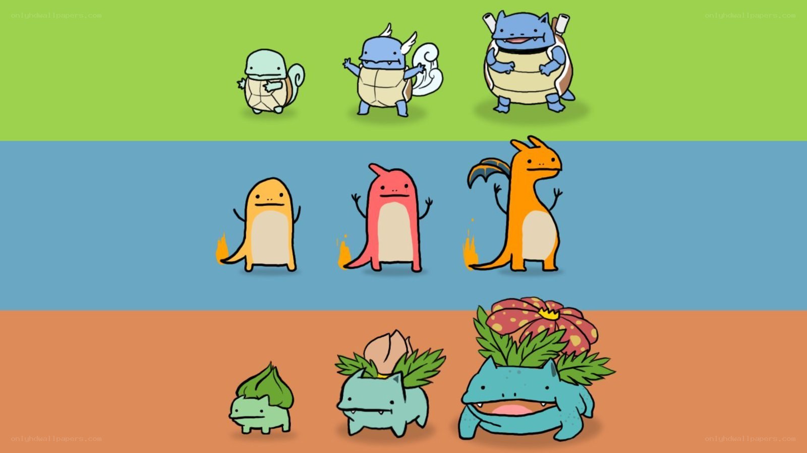Pokémon evolution art