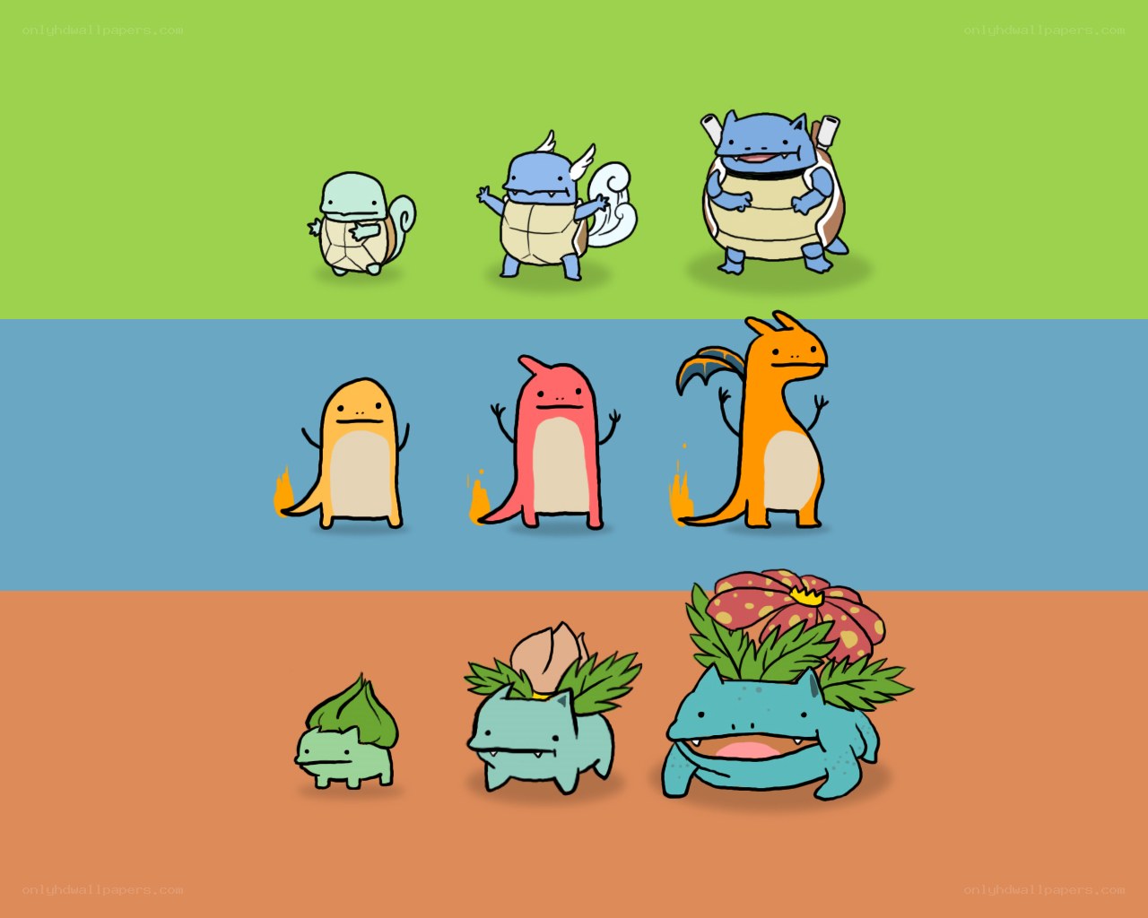 Pokémon evolution art