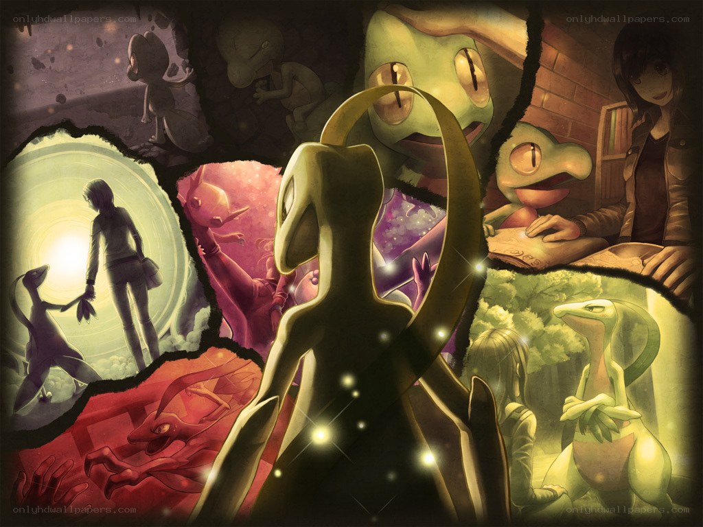 Pokémon evolution collage