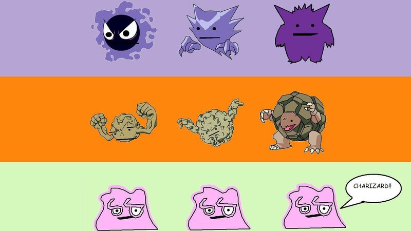 Pokémon evolution meme