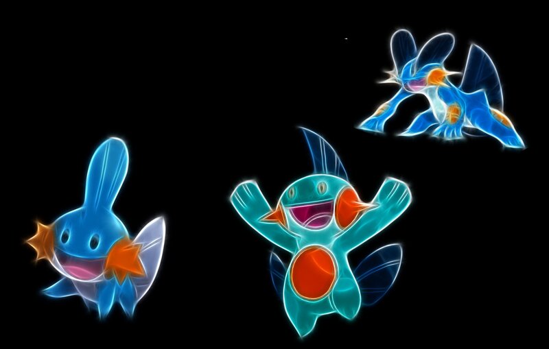 Pokémon evolution trio