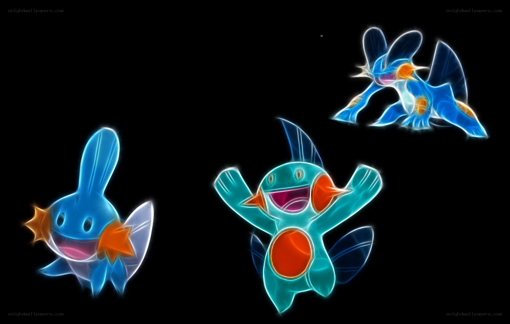 Pokémon evolution trio
