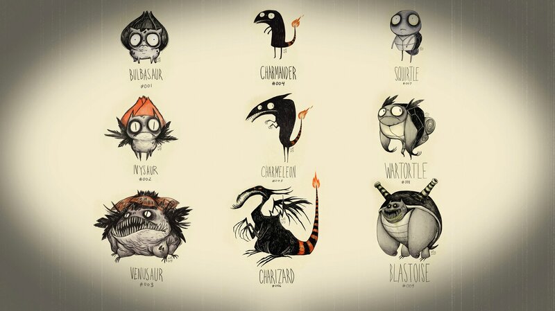Pokémon fan art concept designs