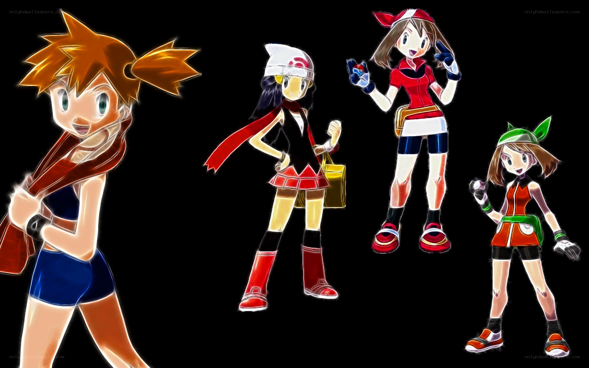 Pokémon female characters collection