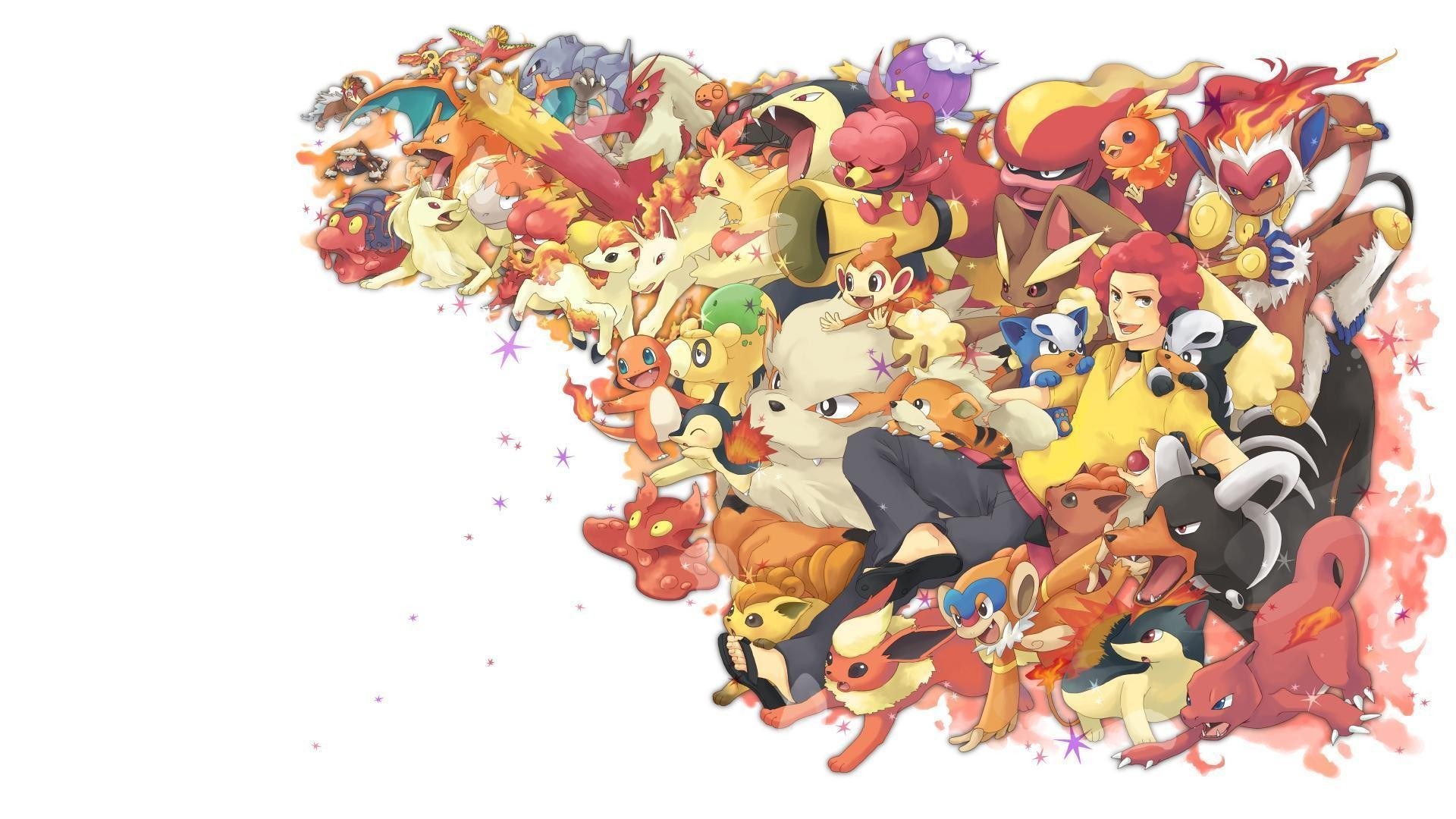 Pokémon fire-type characters