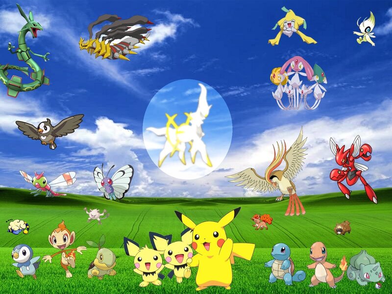 Pokémon from various generations