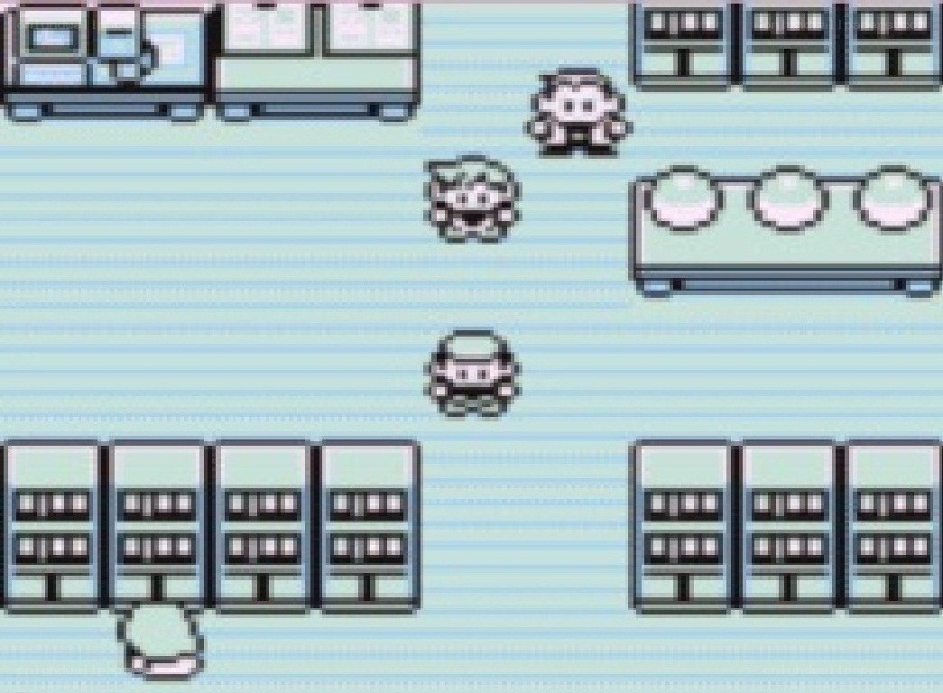 Pokémon game interior scene