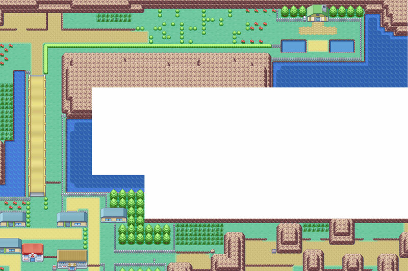 Pokémon game map