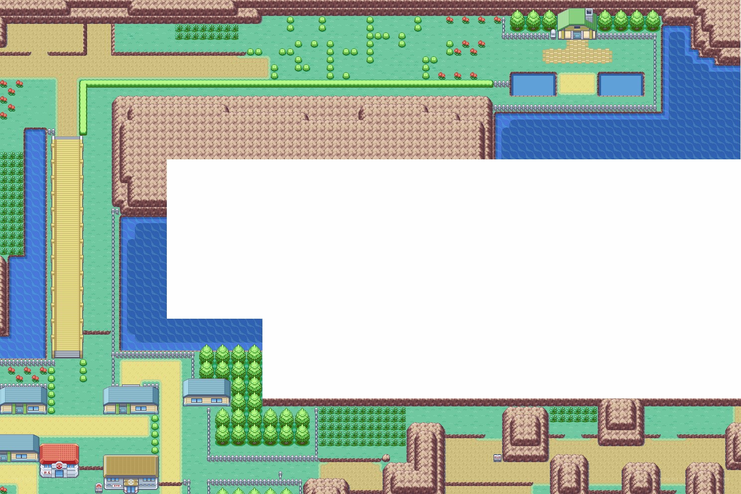 Pokémon game map