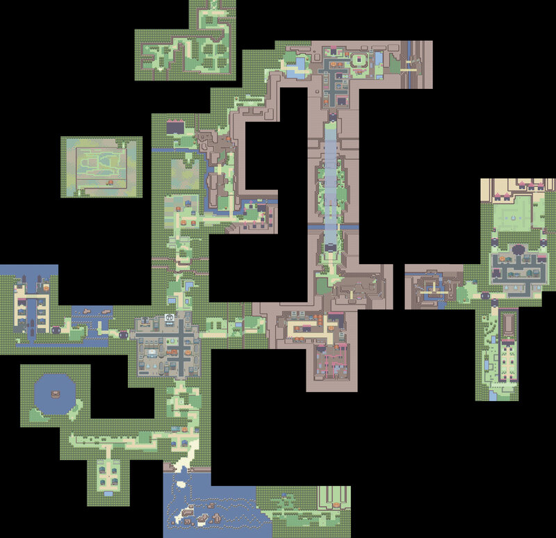 Pokémon game map