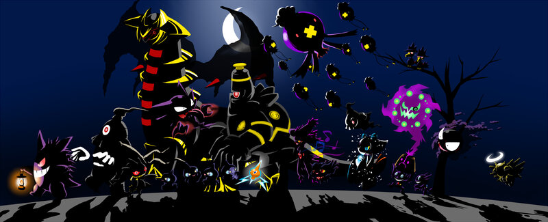 Pokémon Ghost-type creatures