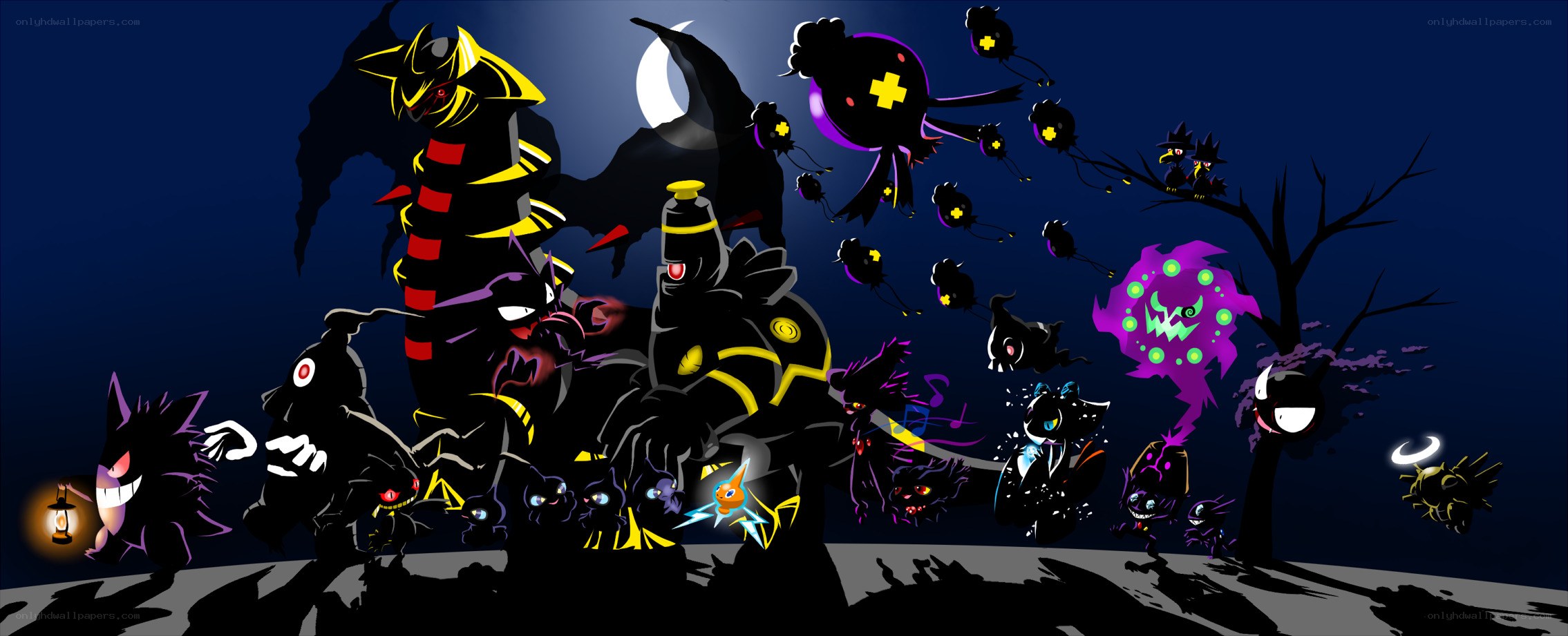Pokémon Ghost-type creatures