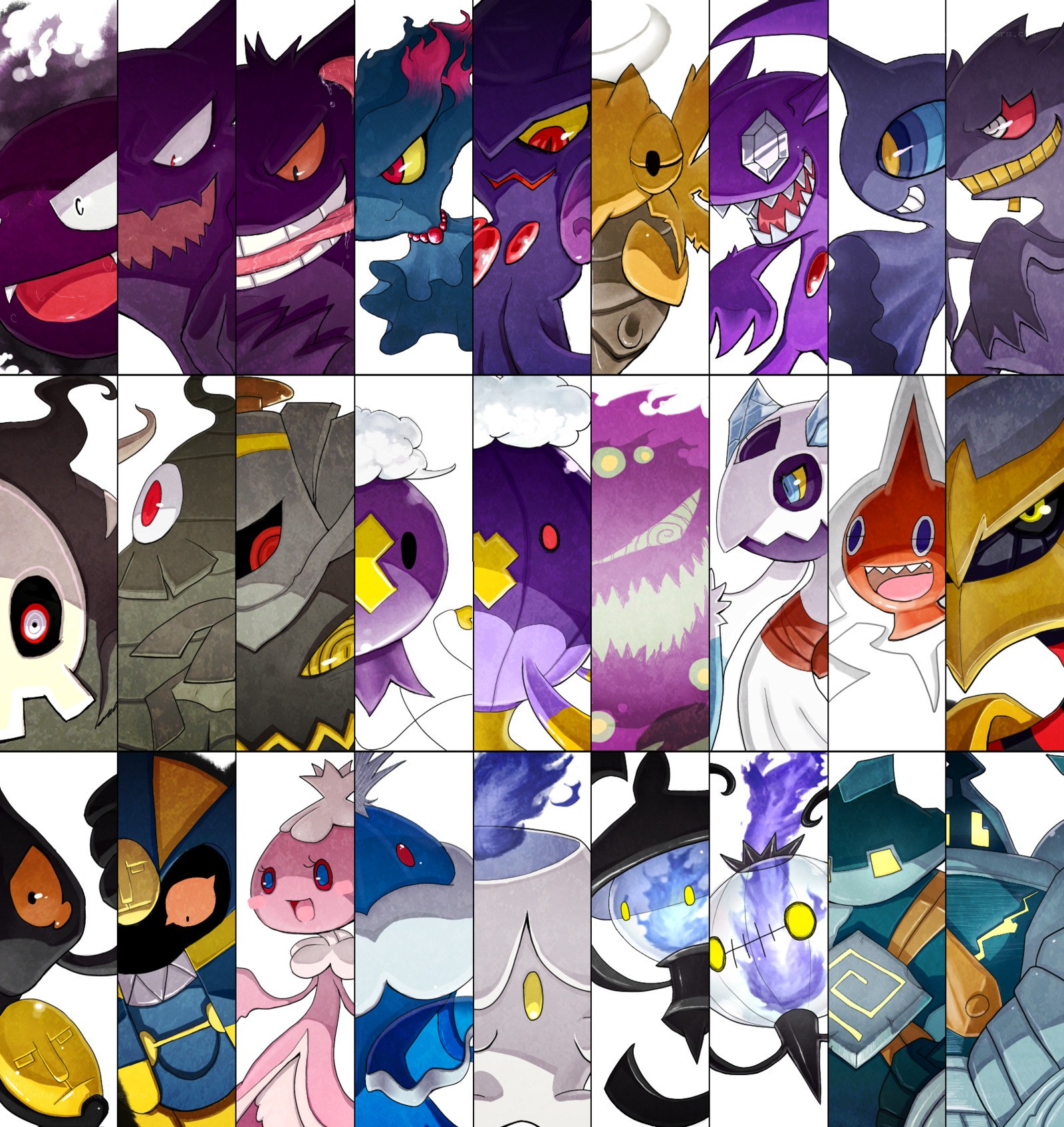 Pokémon Ghost-type lineup