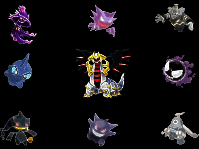 Pokémon Ghost types