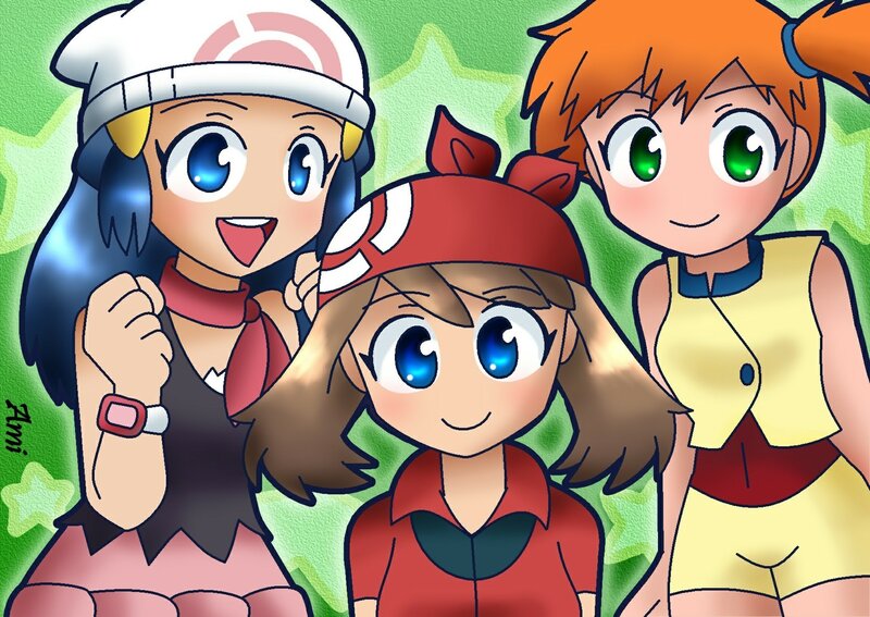 Pokémon girls group portrait