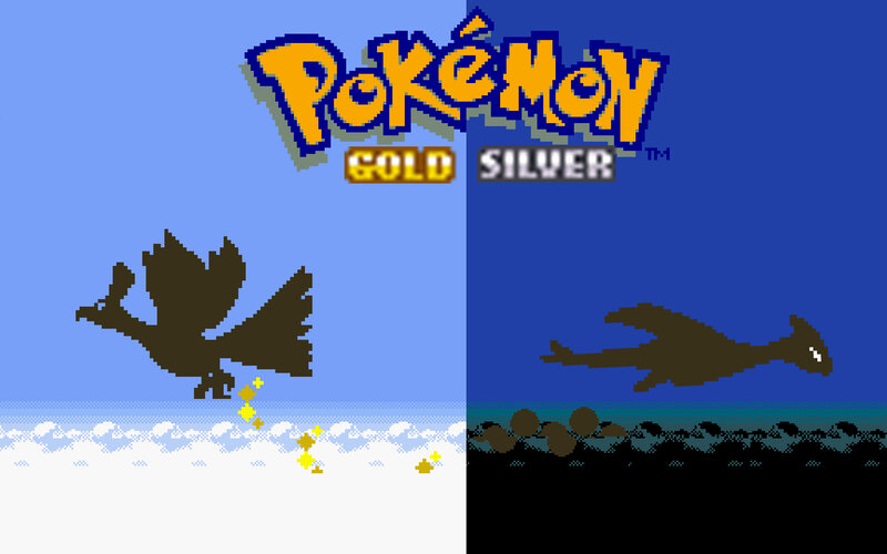 Pokémon Gold and Silver title screen
