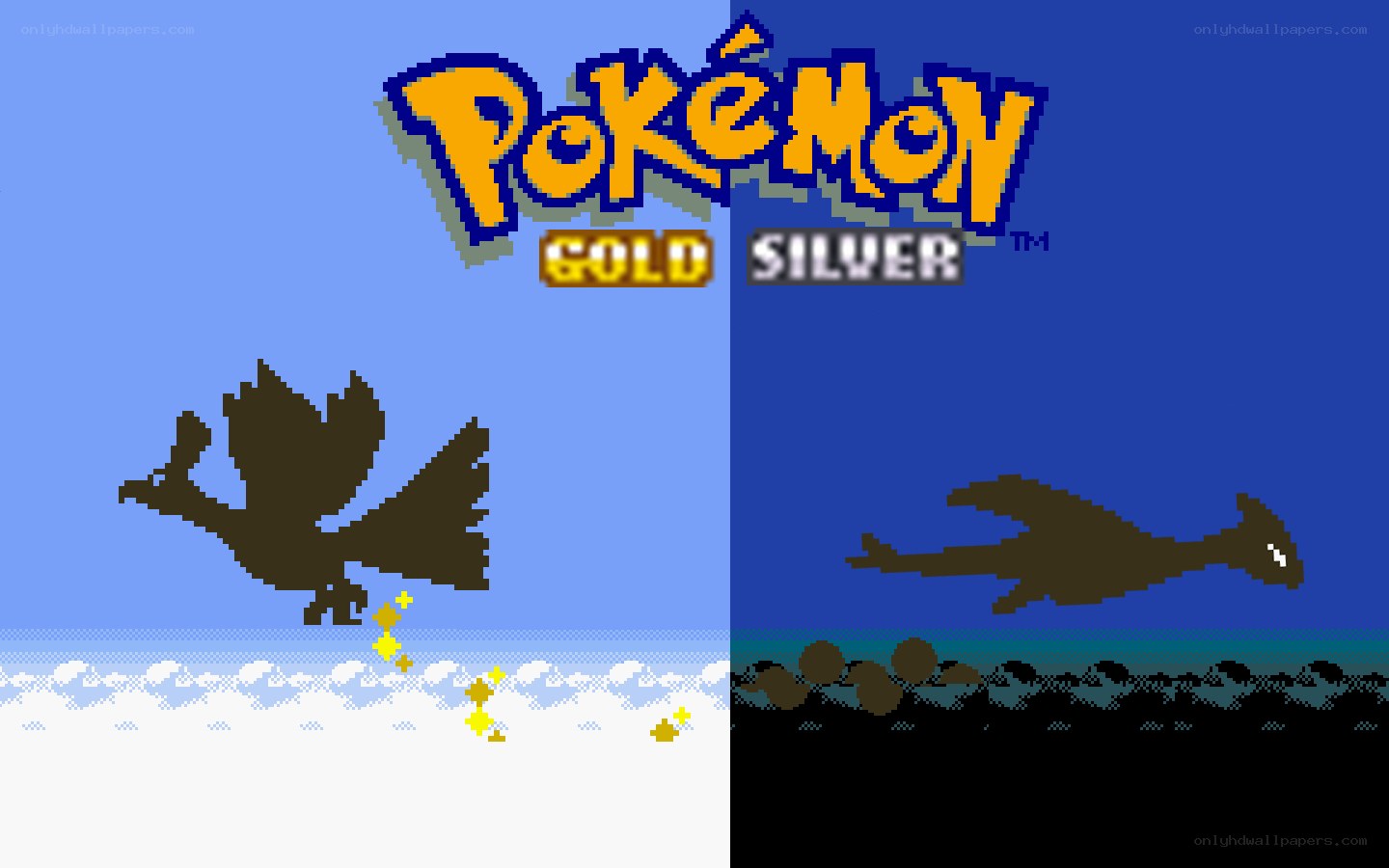 Pokémon Gold and Silver title screen