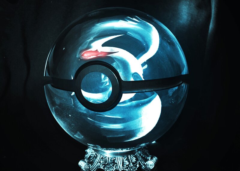 Pokémon in a Poké Ball