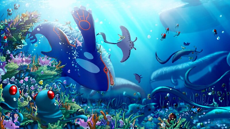 Pokémon in Coral Reef