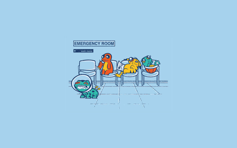 Pokémon in emergency room