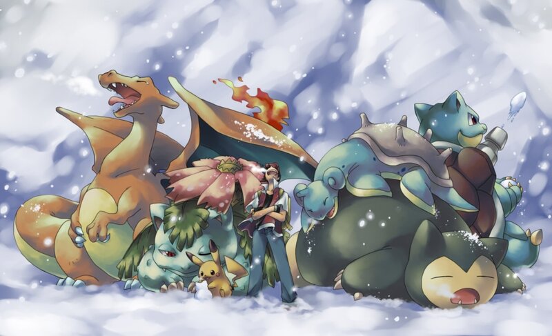 Pokémon in Snow — White