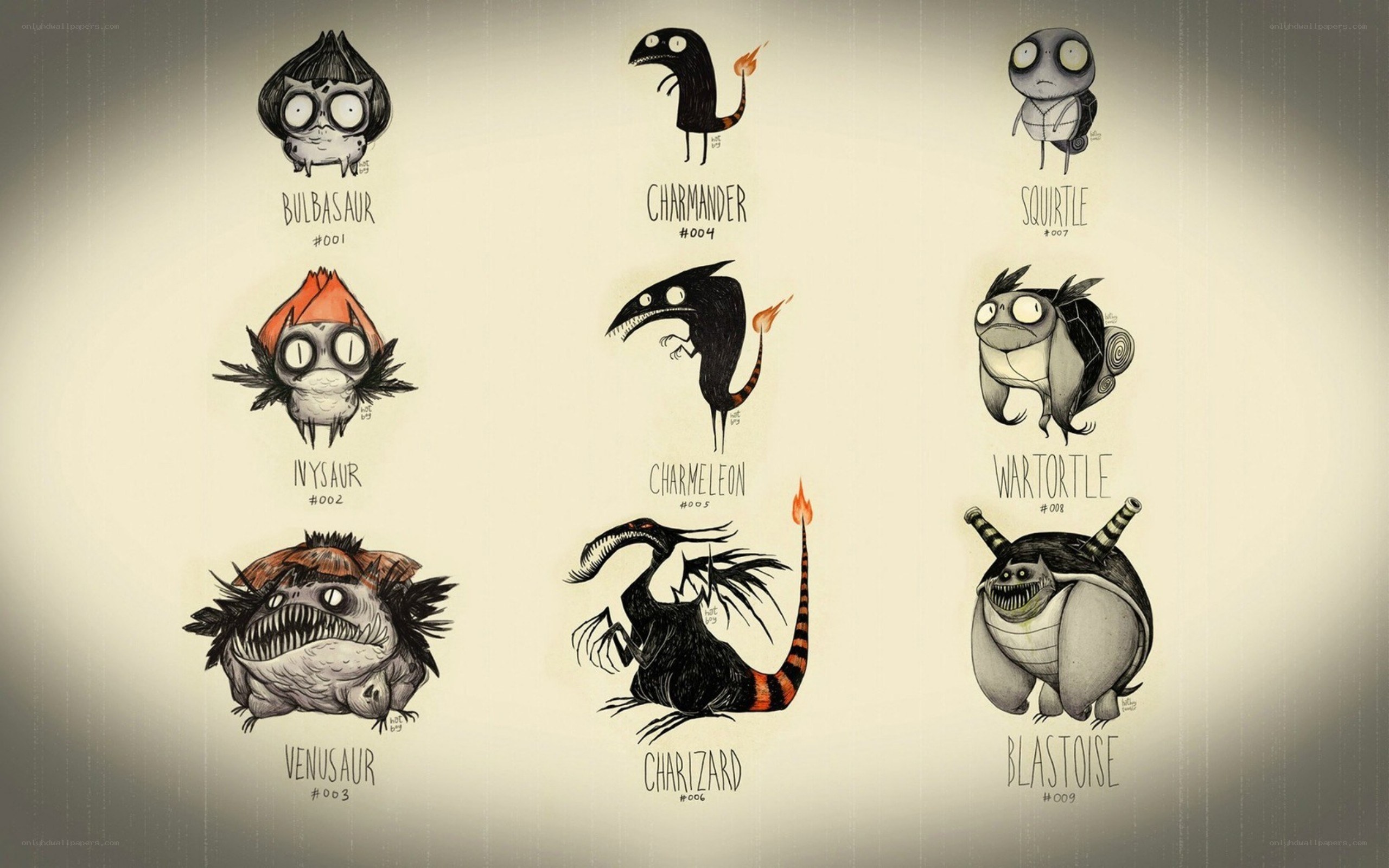 Pokémon-inspired creature designs