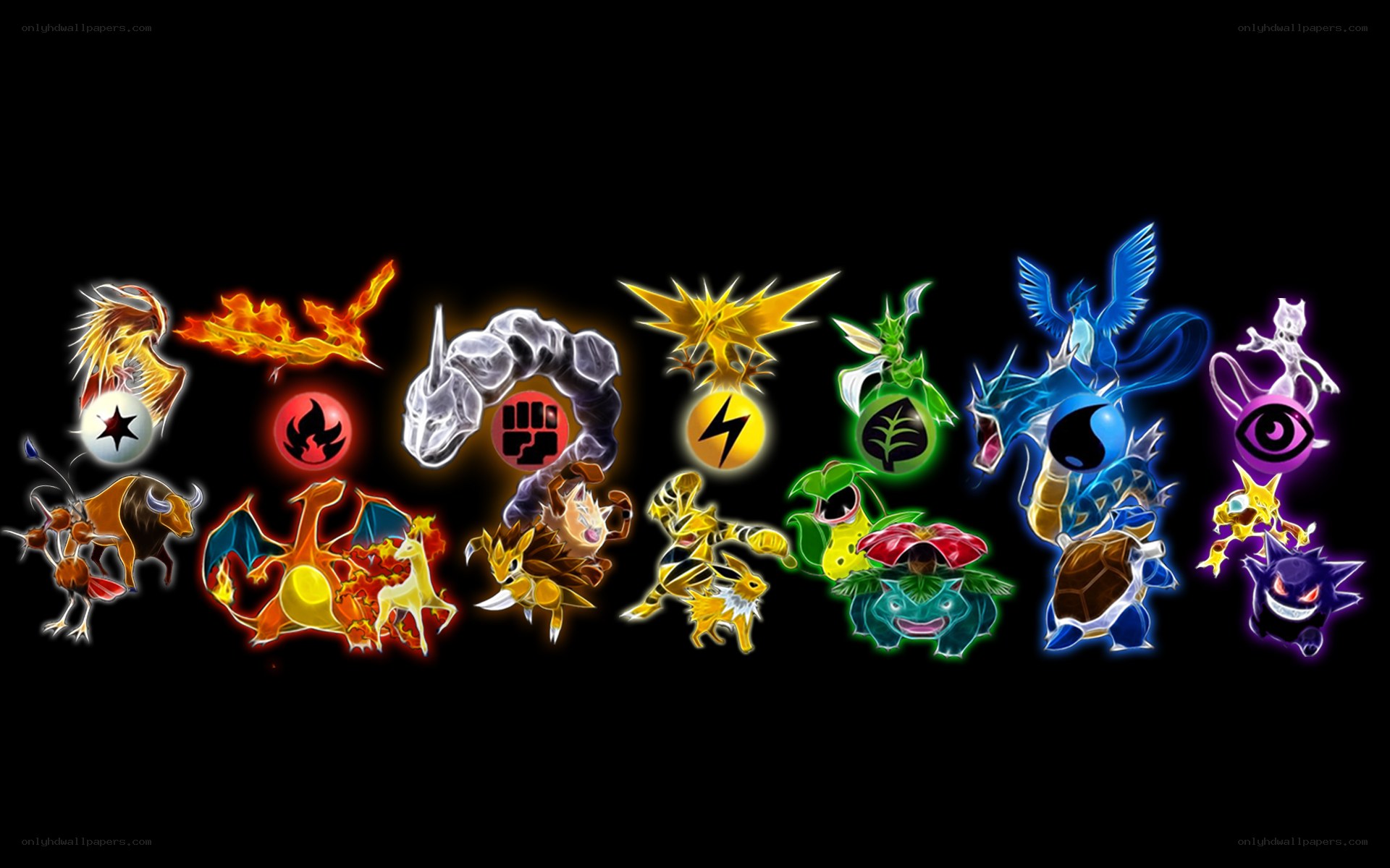 Pokémon legendary starters