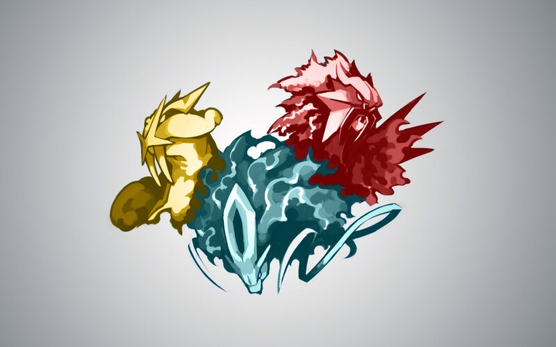 Pokémon legendary trio