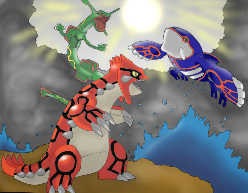 Pokémon legendary trio battle